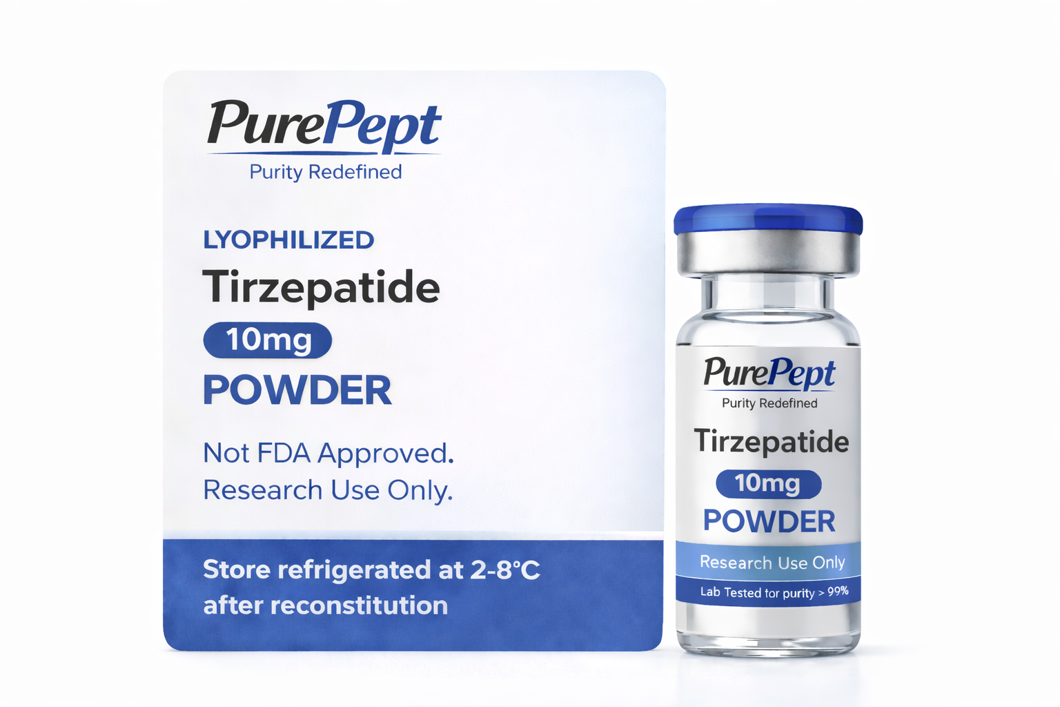 storing tirzepatide powder PurePept